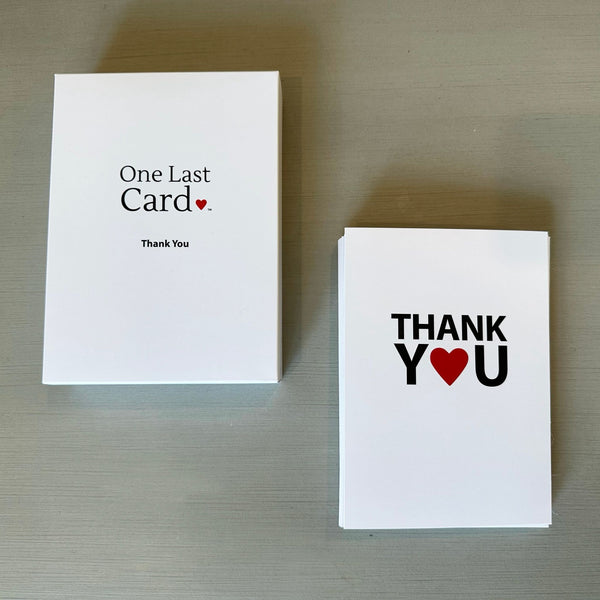 Thank You Card Boxed Set – One Last Card